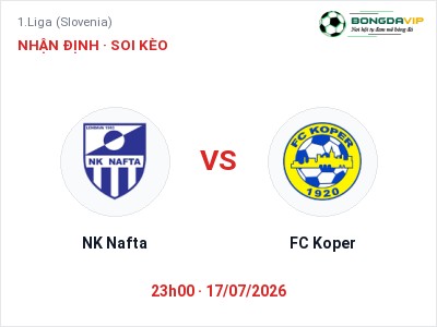 Nhận định bóng đá NK Nafta vs FC Koper (23h00, 17/07): Cân tài cân sức