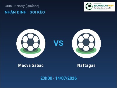 Nhận định bóng đá Macva Sabac vs Naftagas (23h00, 14/07): Chủ nhà sáng cửa