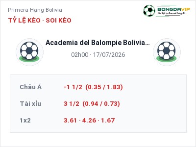 Nhận định kèo Academia del Balompie Boliviano vs Independiente Petrolero 02h00 ngày 17/07 – Đội khách sáng cửa