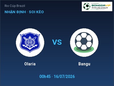 Nhận định Olaria vs Bangu, 00h45 ngày 16/07: Soi kèo Rio Cúp Brazil